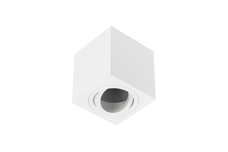 Plafondarmatuur AVEIRO, aluminium, 80x80x85mm, IP20, max 20W, vierkant, wit