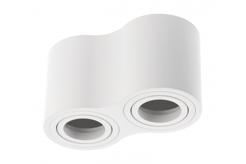 Plafondlamp AVEIRO DUO BIS, GU10, IP20, max. 2*20 W, dubbel, rond, wit