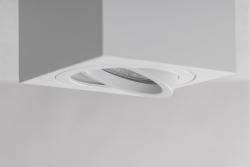 Ceiling luminaire AVEIRO BIS, GU10, IP20, max. 20 W, square, white