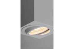 Ceiling luminaire AVEIRO BIS, GU10, IP20, max. 20 W, square, white