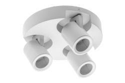 Ceiling luminaire BLINK II, GU10, max. 3*20 W, IP20, triple, white
