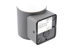 Facade luminaire CORTA, E27, max. 25 W, IP44, graphite