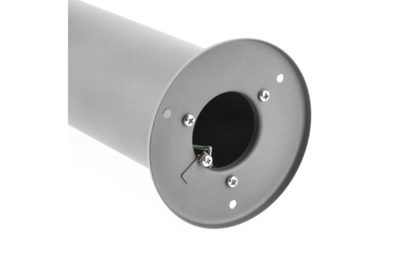 Tuinlamp CORTA met bewegingssensor, E27, max. 25 W, IP44, paal 400 mm, grafiet