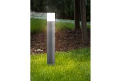 Garden luminaire CORTA, E27, max. 25 W, IP44, post 800 mm, graphite