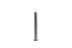 Garden luminaire CORTA, E27, max. 25 W, IP44, post 800 mm, graphite