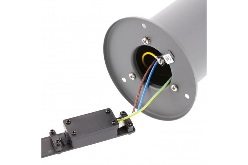 Tuinlamp CORTA, E27, max. 25 W, IP44, paal 800 mm, grafiet