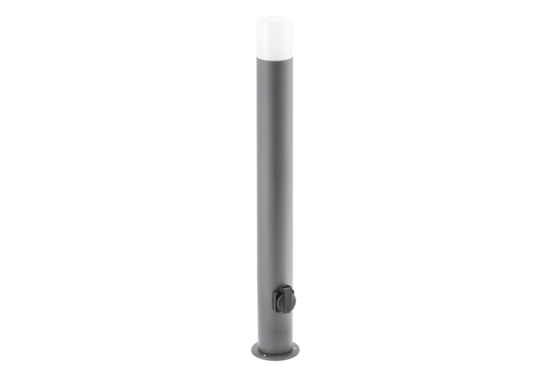 Tuinlamp CORTA, E27, max. 25 W, IP44, SCHUKO stopcontact max. 3000 W, paal 800 mm, grafiet