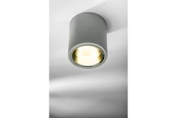 Ceiling luminaire DRAGO, E27, max. 60 W, IP20, 133x148 mm, gray