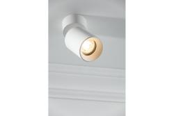 Ceiling luminaire FARGO 2, GU10, 70x166 mm, IP20, max. 20 W, round, white