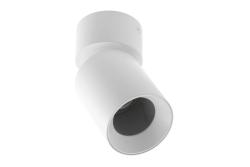 Ceiling luminaire FARGO 2, GU10, 70x166 mm, IP20, max. 20 W, round, white