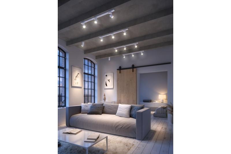Plafondlamp FARGO 2, GU10, 70x166 mm, IP20, max. 20 W, rond, wit
