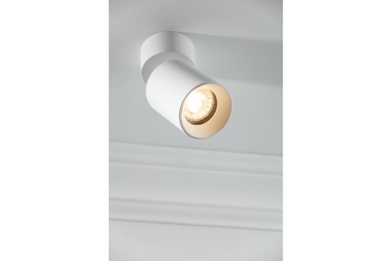 Plafondlamp FARGO 2, GU10, 70x166 mm, IP20, max. 20 W, rond, wit