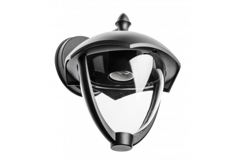 Gevelverlichting GRANDE, E27, max. 60 W, IP54, naar beneden gericht, zwart