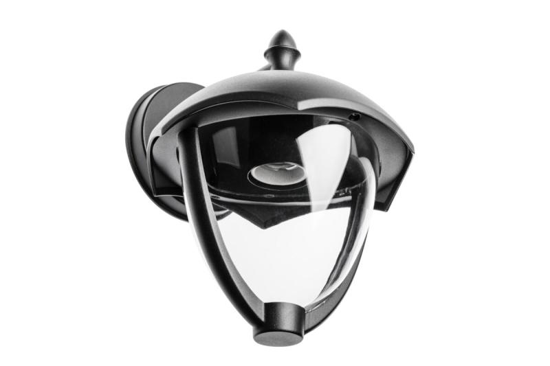 Gevelverlichting GRANDE, E27, max. 60 W, IP54, naar beneden gericht, zwart