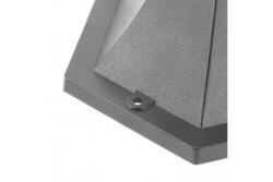 Градинска луминарка GRANDE, E27, макс. 60 W, IP54, стойка 310 мм, черна