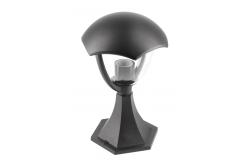 Garden luminaire GRANDE, E27, max. 60 W, IP54, post 310 mm, black