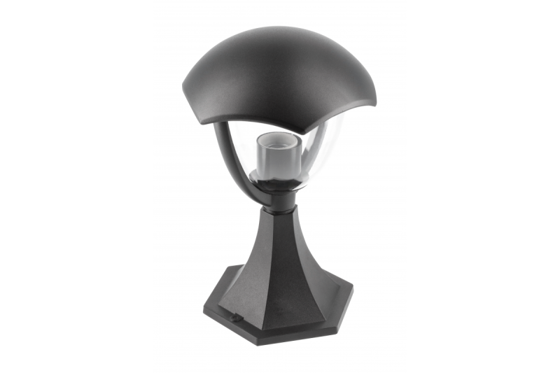 Tuinlamp GRANDE, E27, max. 60 W, IP54, paal 310 mm, zwart