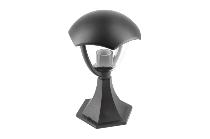 Tuinlamp GRANDE, E27, max. 60 W, IP54, paal 310 mm, zwart