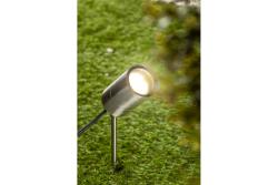Ground luminaire GRAZIE, GU10, max. 20 W, IP44, stainless steel