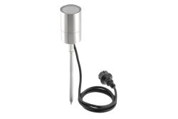 Ground luminaire GRAZIE, GU10, max. 20 W, IP44, stainless steel