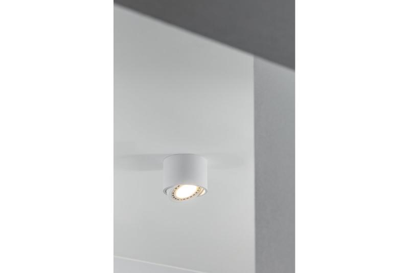 Plafondlamp ISUMI met aanpassing, ES111, GU10, 130x100 mm, IP20, wit
