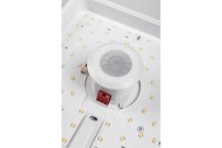 LED luminaire ITALIA with motion sensor, 12 W, 900 lm, 4000K, AC220-240V, IP20, 360°, square