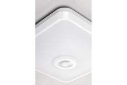 LED luminaire ITALIA with motion sensor, 12 W, 900 lm, 4000K, AC220-240V, IP20, 360°, square