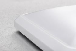 LED luminaire ITALIA with motion sensor, 12 W, 900 lm, 4000K, AC220-240V, IP20, 360°, square