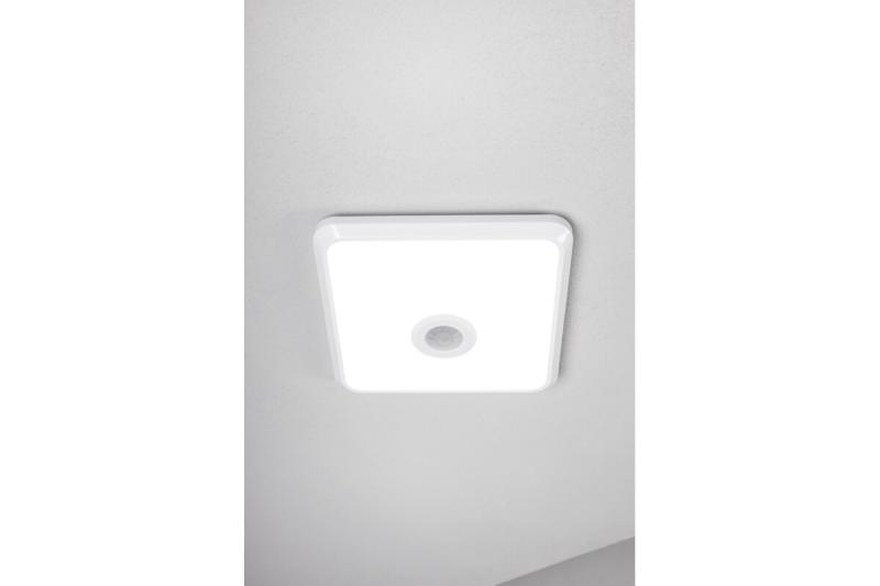 LED armatuur ITALIA met bewegingssensor, 12 W, 900 lm, 4000K, AC220-240V, IP20, 360°, vierkant