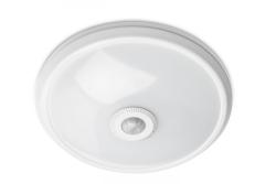 LED luminaire ITALIA with motion sensor, 12 W, 900 lm, 4000K, AC220-240V, IP20, 360°, round