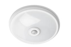 LED luminaire ITALIA with motion sensor, 12 W, 900 lm, 4000K, AC220-240V, IP20, 360°, round