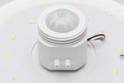 LED luminaire ITALIA with motion sensor, 16 W, 1200 lm, 4000K, AC220-240V, IP20, 360°, round