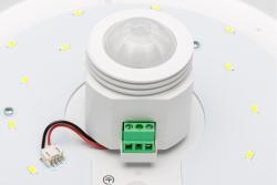 LED luminaire ITALIA with motion sensor, 16 W, 1200 lm, 4000K, AC220-240V, IP20, 360°, round