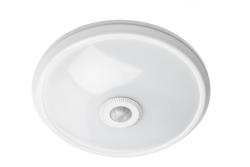 LED luminaire ITALIA with motion sensor, 16 W, 1200 lm, 4000K, AC220-240V, IP20, 360°, round