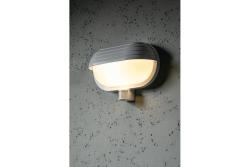 Svítidlo pro lampy E27 s ochrannou clonou a pohybovým senzorem, max. 60 W, AC220-240V, IP40, 180°