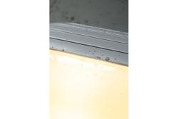 Luminaire for E27 lamps with protective visor and motion sensor, max. 60 W, AC220-240V, IP40, 180°