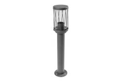 Garden luminaire KERTA, E27, max. 12 W, IP44, graphite, post 500 mm