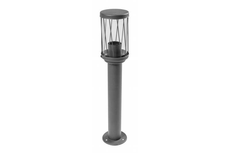 Tuinlamp KERTA, E27, max. 12 W, IP44, grafiet, paal 500 mm