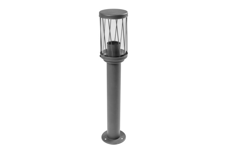 Tuinlamp KERTA, E27, max. 12 W, IP44, grafiet, paal 500 mm