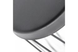 Garden luminaire KERTA, E27, max. 12 W, IP44, graphite, post 800 mm