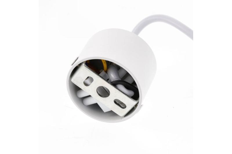 Opgeschort armatuur LAGOS, GU10, aluminium, IP20, max. 20W, wit