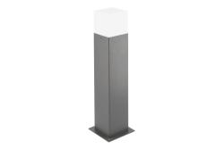 Светлинно тяло за градина LARGO, E27, макс. 15 W, IP44, пост 500 мм, графит
