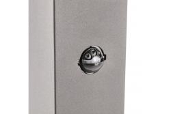 Garden luminaire LARGO with motion sensor, E27, max. 15 W, IP44, post 500 mm, graphite