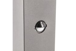 Garden luminaire LARGO with motion sensor, E27, max. 15 W, IP44, post 500 mm, graphite