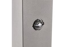 Garden luminaire LARGO with motion sensor, E27, max. 15 W, IP44, post 500 mm, graphite
