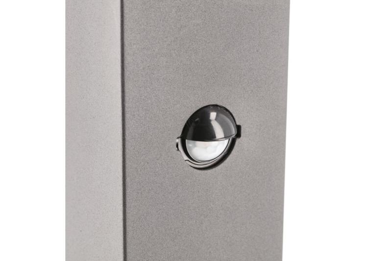 Tuinlantaarn LARGO met bewegingssensor, E27, max. 15 W, IP44, paal 500 mm, grafiet