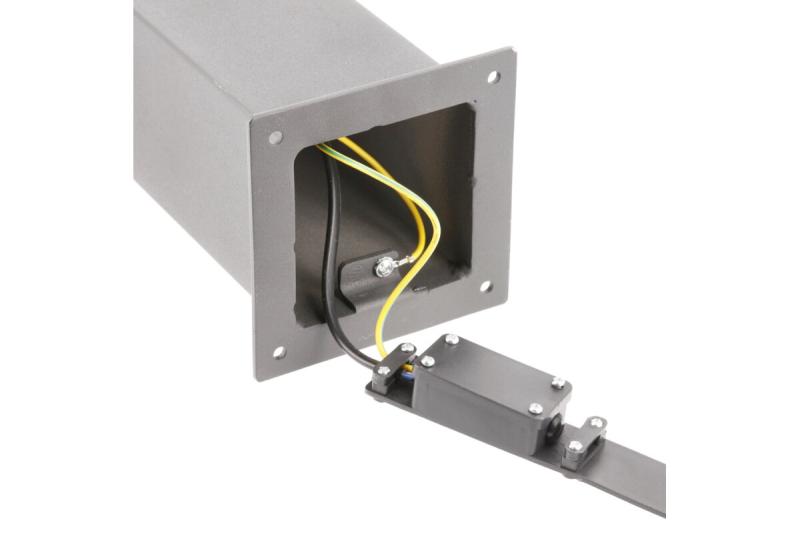 Tuinlantaarn LARGO met bewegingssensor, E27, max. 15 W, IP44, paal 500 mm, grafiet