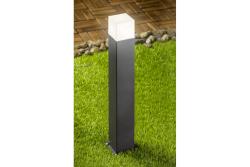 Светещо тяло за градина LARGO, E27, макс. 15 W, IP44, стойка 700 мм, графит