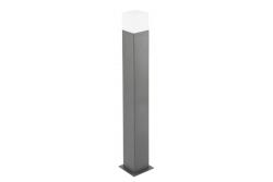 Garden luminaire LARGO, E27, max. 15 W, IP44, post 700 mm, graphite