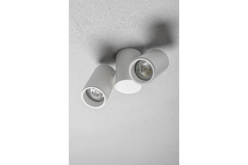 Plafondlamp LUPO, IP20, max. 50 W, 2*GU10, rond, wit